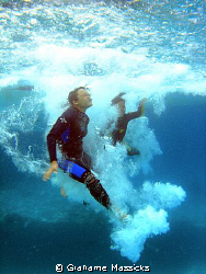 You just can't keep these kids out of the water!  Taken o... by Grahame Massicks 